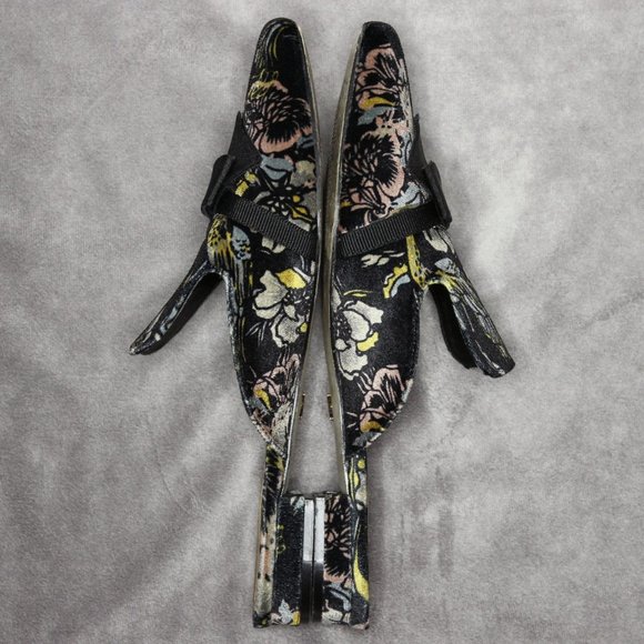 Nanette Lepore Allegra Bow Velvet Mule Slide Sz 7 - Picture 4 of 10